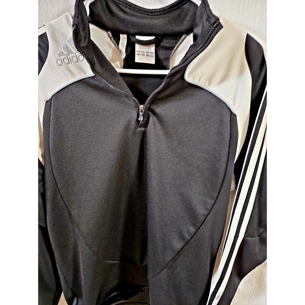 Adidas Clima 365 Womens 3 Stripe 1/4 Zip Track/Athletic jacket Good Condition